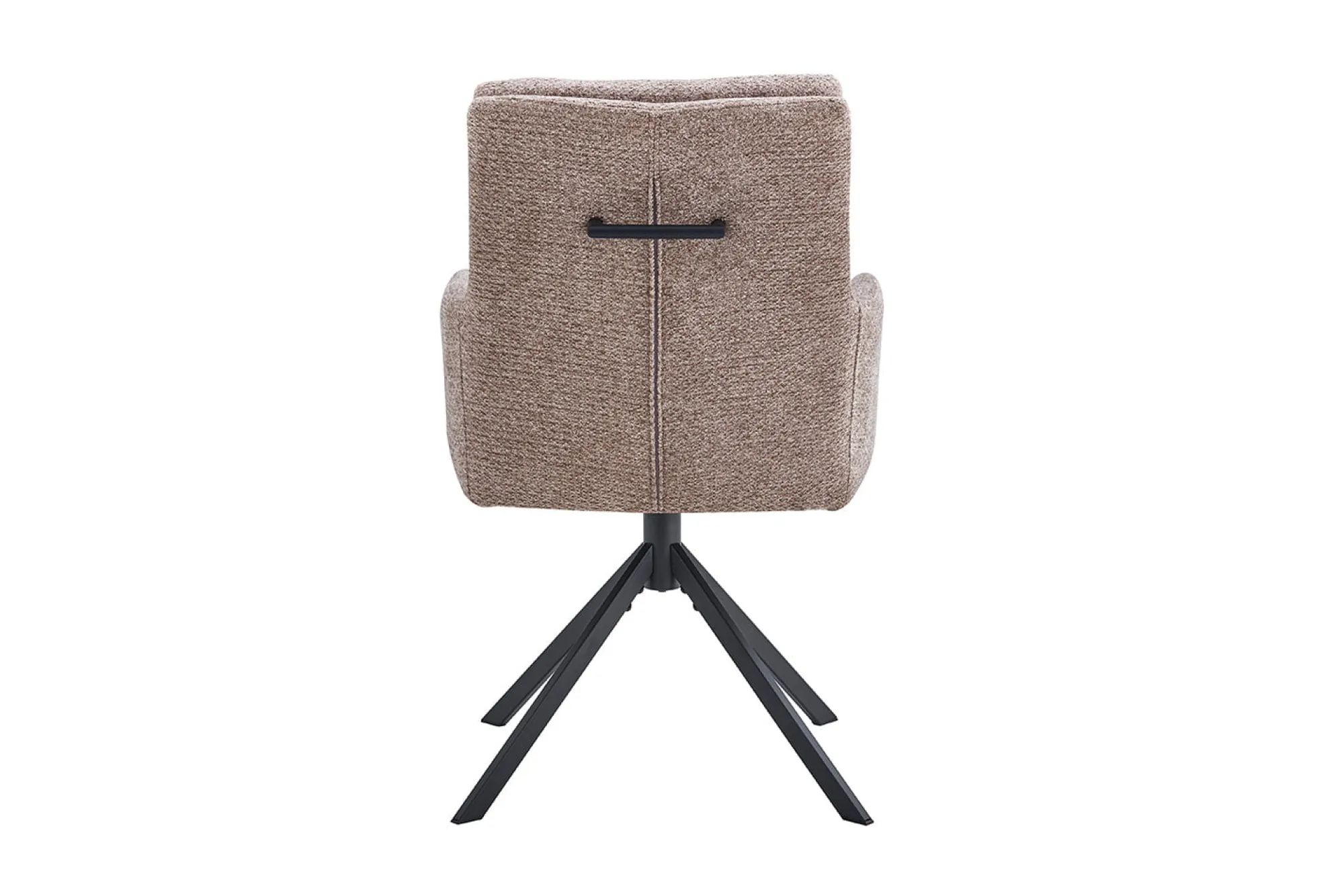 Eetkamerstoelen^Huisenthuis Stoel Mies Stof – Set van 2 Zand