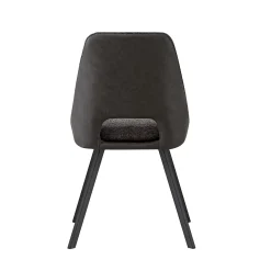 Eetkamerstoelen^Huisenthuis Stoel Nadine Bouclé – Set van 2 Grijs