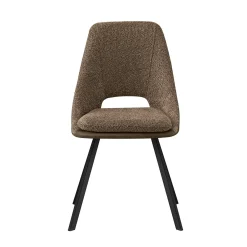 Eetkamerstoelen^Huisenthuis Stoel Nadine Bouclé – Set van 2 Zand