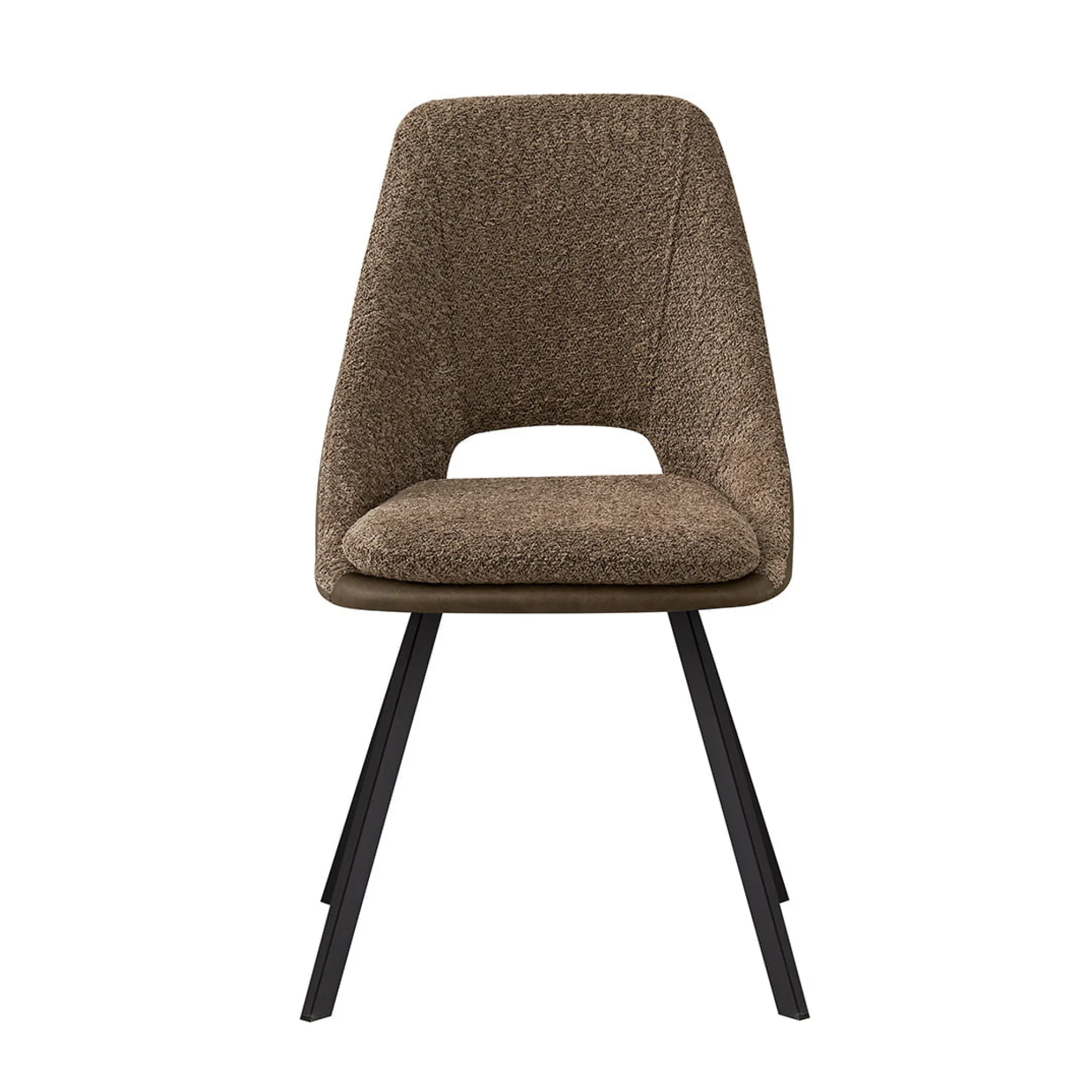 Eetkamerstoelen^Huisenthuis Stoel Nadine Bouclé – Set van 2 Zand