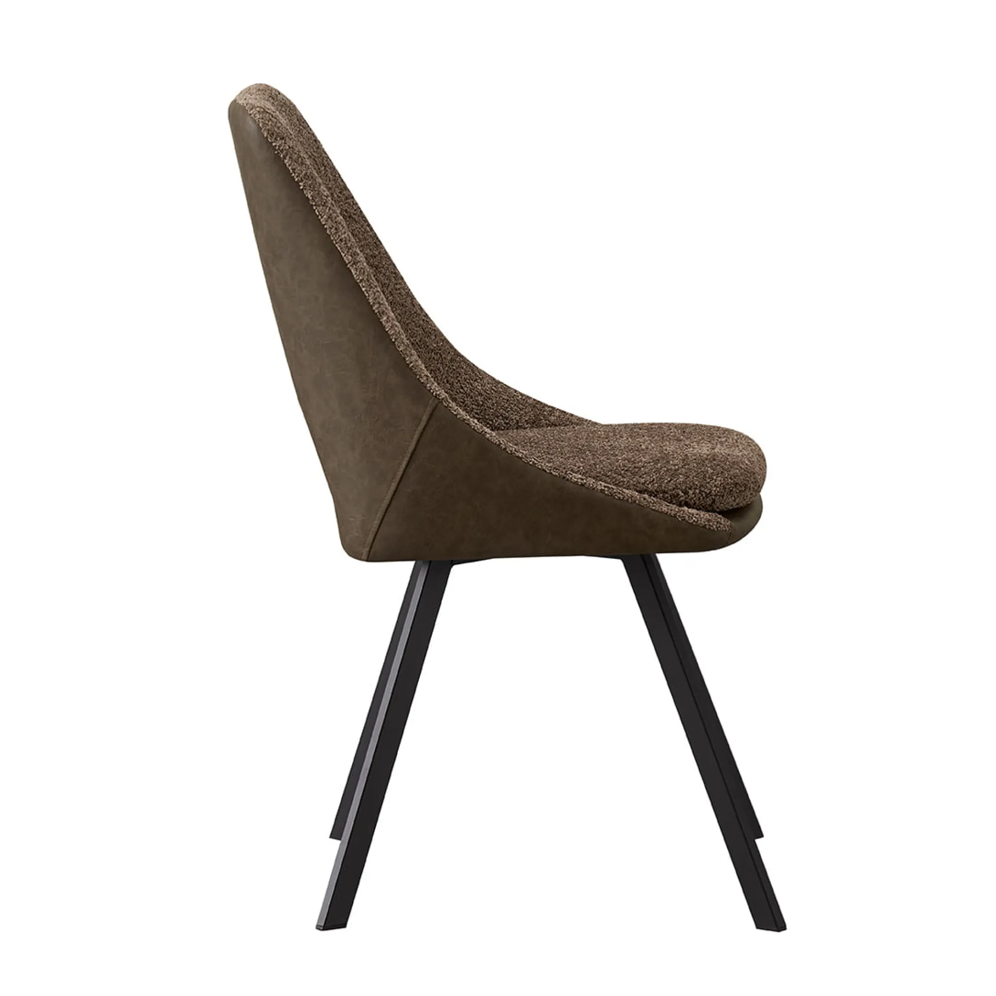 Eetkamerstoelen^Huisenthuis Stoel Nadine Bouclé – Set van 2 Zand