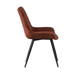 Eetkamerstoelen^Huisenthuis Stoel Nick – Set van 2 Roest