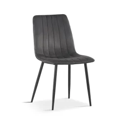 Eetkamerstoelen^Huisenthuis Stoel Nikkie – Set van 2 Grijs