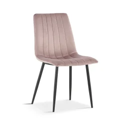 Eetkamerstoelen^Huisenthuis Stoel Nikkie – Set van 2 Roze