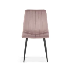 Eetkamerstoelen^Huisenthuis Stoel Nikkie – Set van 2 Roze