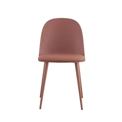 Eetkamerstoelen^Huisenthuis Stoel Noelle – Set van 2 Terracotta