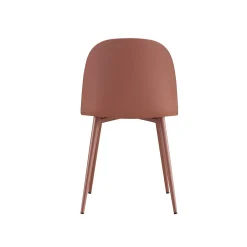 Eetkamerstoelen^Huisenthuis Stoel Noelle – Set van 2 Terracotta