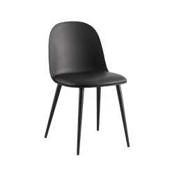 Eetkamerstoelen^Huisenthuis Stoel Noelle – Set van 2 Zwart