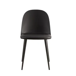 Eetkamerstoelen^Huisenthuis Stoel Noelle – Set van 2 Zwart