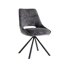 Eetkamerstoelen^Huisenthuis Stoel Noortje Grijs – Set van 2