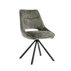 Eetkamerstoelen^Huisenthuis Stoel Noortje Groen – Set van 2