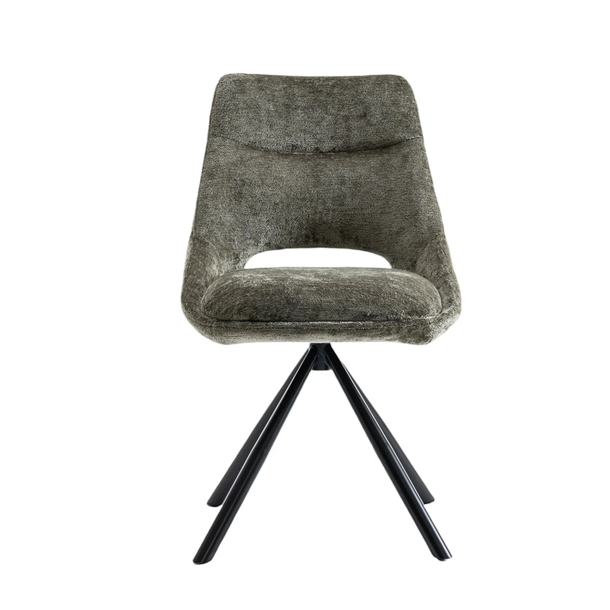 Eetkamerstoelen^Huisenthuis Stoel Noortje Groen – Set van 2