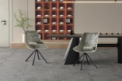 Eetkamerstoelen^Huisenthuis Stoel Noortje Groen – Set van 2