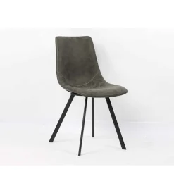 Eetkamerstoelen^Huisenthuis Stoel Olaf – Set van 2 Grijs