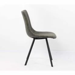Eetkamerstoelen^Huisenthuis Stoel Olaf – Set van 2 Grijs