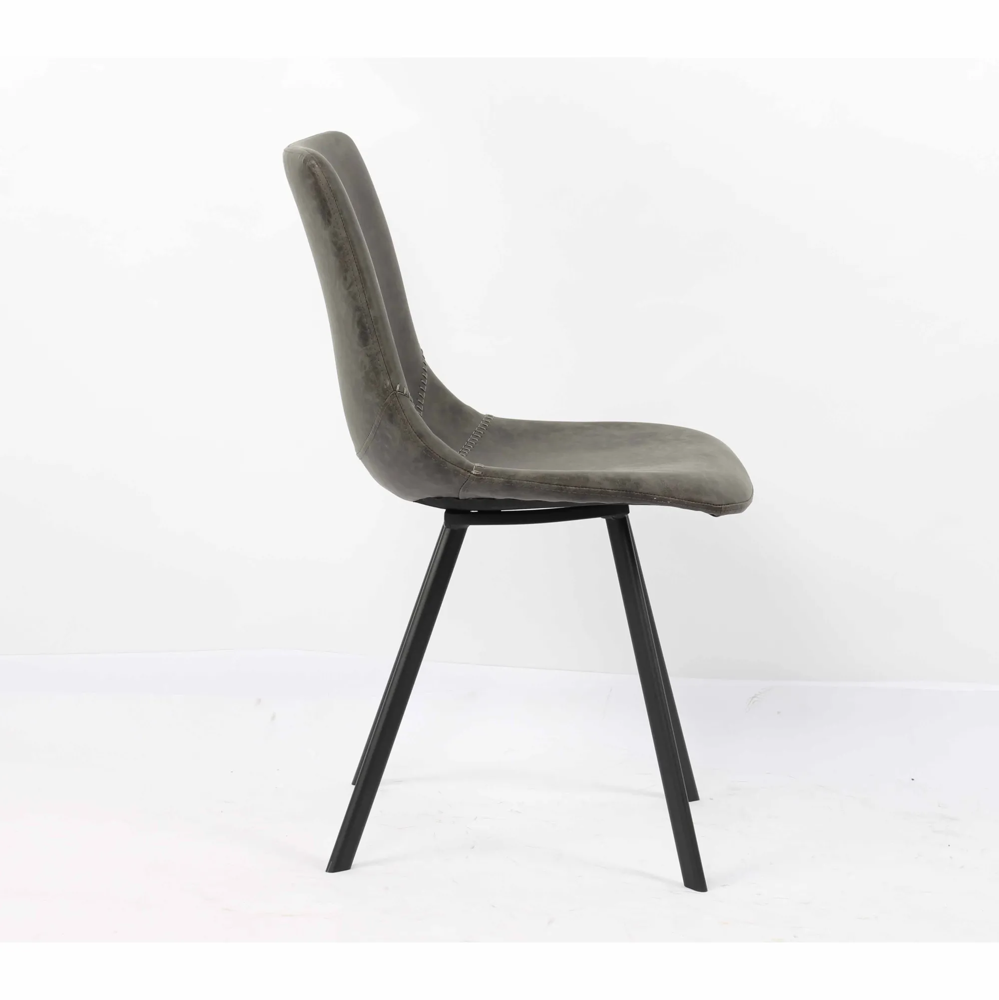 Eetkamerstoelen^Huisenthuis Stoel Olaf – Set van 2 Grijs