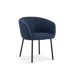 Eetkamerstoelen^Huisenthuis Stoel Pia – Set van 2 Blauw