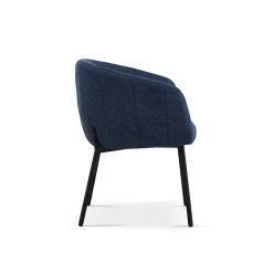 Eetkamerstoelen^Huisenthuis Stoel Pia – Set van 2 Blauw