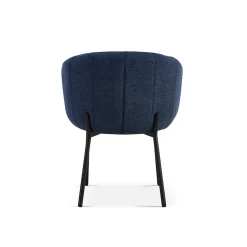 Eetkamerstoelen^Huisenthuis Stoel Pia – Set van 2 Blauw
