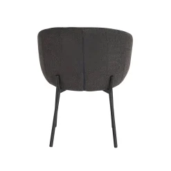 Eetkamerstoelen^Huisenthuis Stoel Pia Bouclé – Set van 2 Grijs