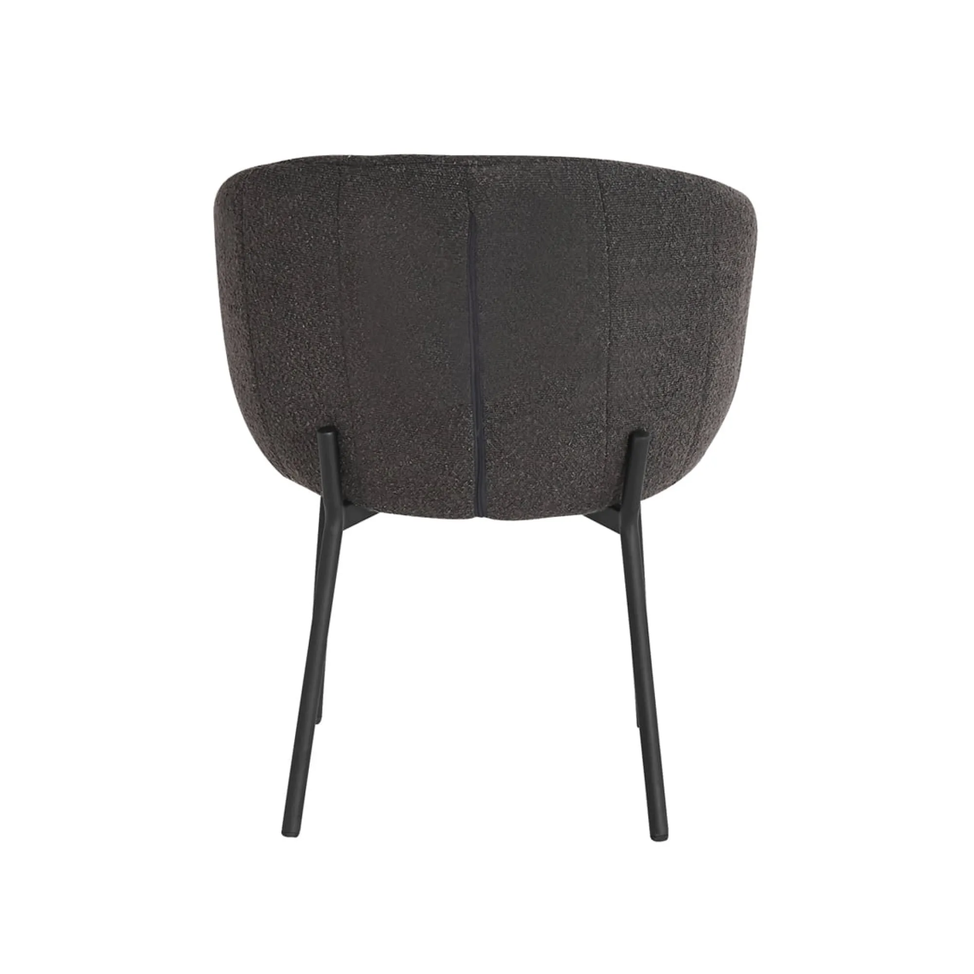 Eetkamerstoelen^Huisenthuis Stoel Pia Bouclé – Set van 2 Grijs