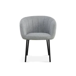 Eetkamerstoelen^Huisenthuis Stoel Pia – Set van 2 Lichtgrijs