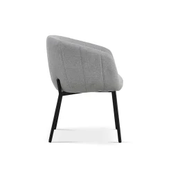 Eetkamerstoelen^Huisenthuis Stoel Pia – Set van 2 Lichtgrijs