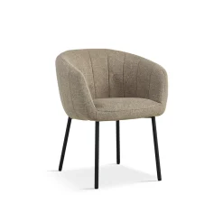 Eetkamerstoelen^Huisenthuis Stoel Pia – Set van 2 Zand