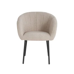 Eetkamerstoelen^Huisenthuis Stoel Pia Bouclé – Set van 2 Zand