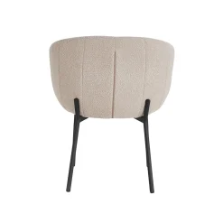 Eetkamerstoelen^Huisenthuis Stoel Pia Bouclé – Set van 2 Zand