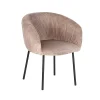 Eetkamerstoelen^Huisenthuis Stoel Pia Zand Ribstof – Set van 2