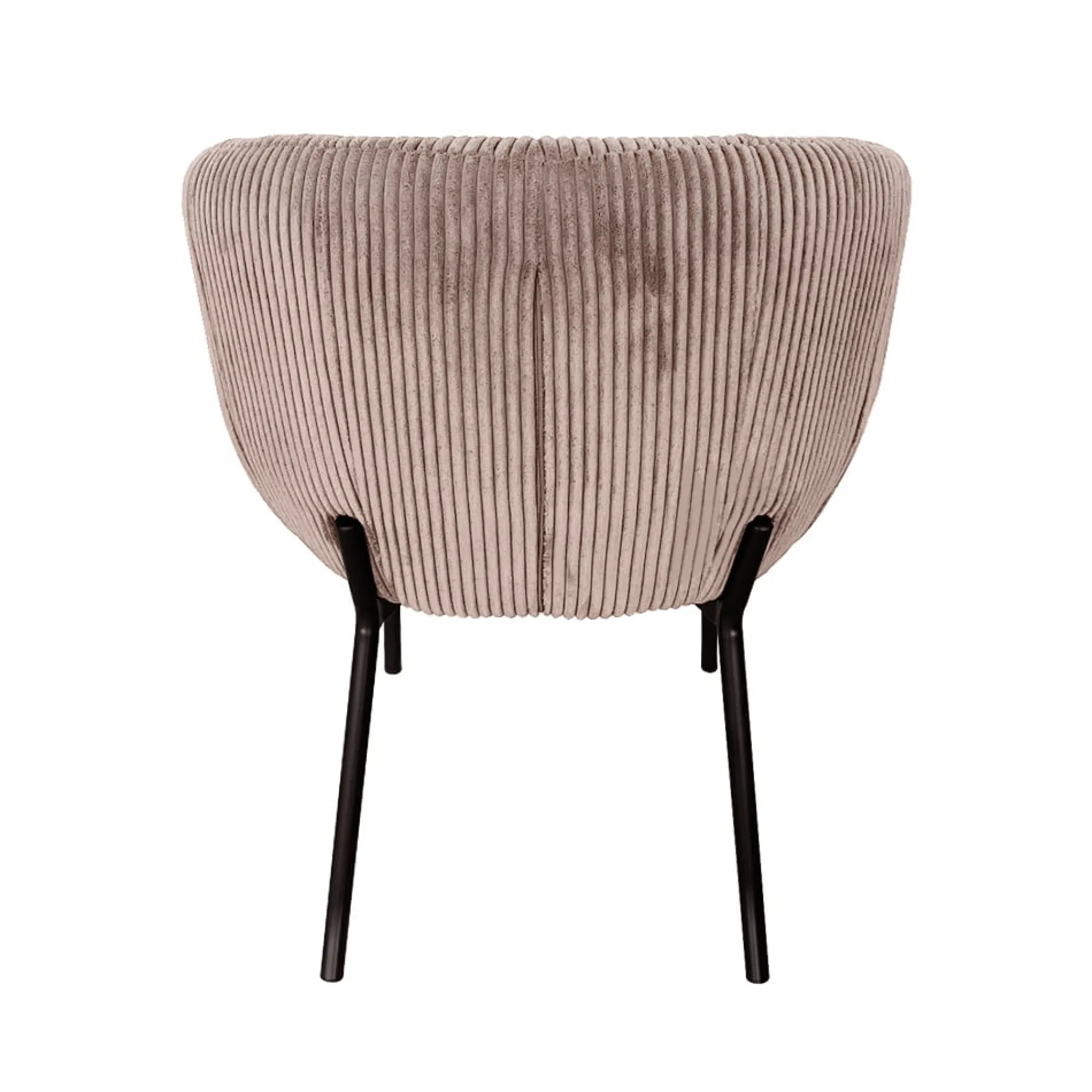 Eetkamerstoelen^Huisenthuis Stoel Pia Zand Ribstof – Set van 2