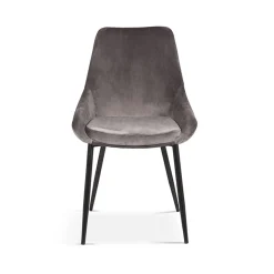 Eetkamerstoelen^Huisenthuis Stoel Pixie Grijs – Set van 2