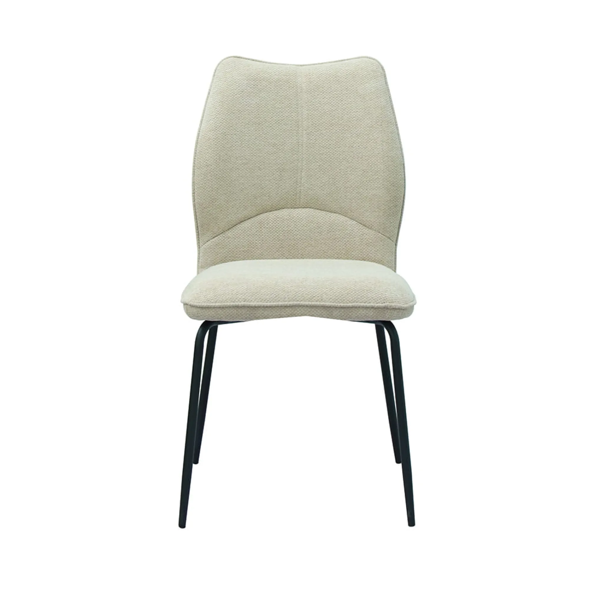 Eetkamerstoelen^Huisenthuis Stoel Quincy Ecru – Set van 2