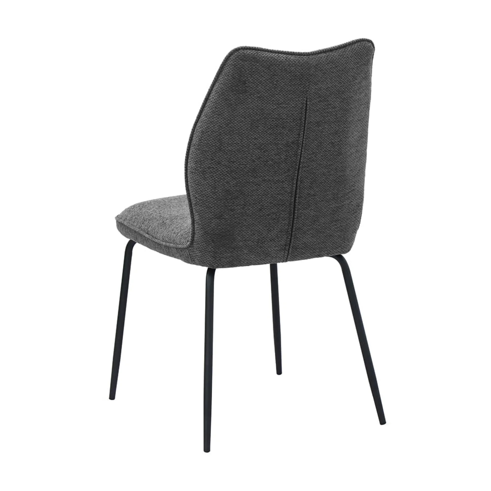 Eetkamerstoelen^Huisenthuis Stoel Quincy Grijs – Set van 2