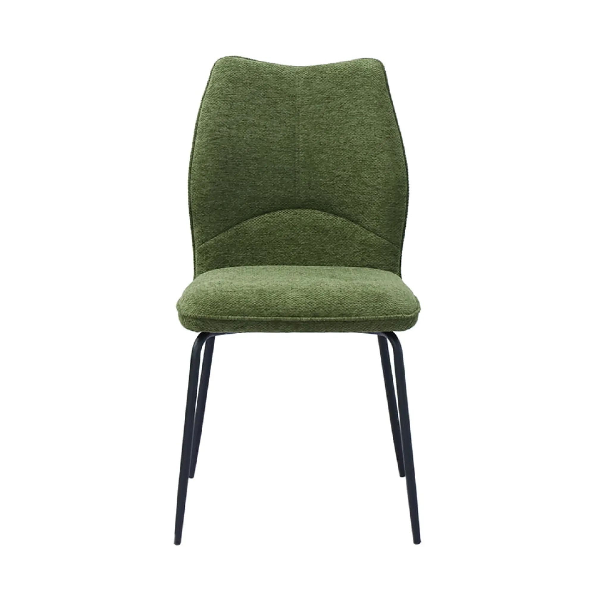 Eetkamerstoelen^Huisenthuis Stoel Quincy Groen – Set van 2
