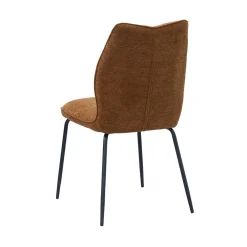 Eetkamerstoelen^Huisenthuis Stoel Quincy Roest – Set van 2