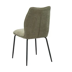 Eetkamerstoelen^Huisenthuis Stoel Quincy Zand – Set van 2
