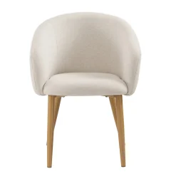 Eetkamerstoelen^Huisenthuis Stoel Romy – Set van 2 Beige