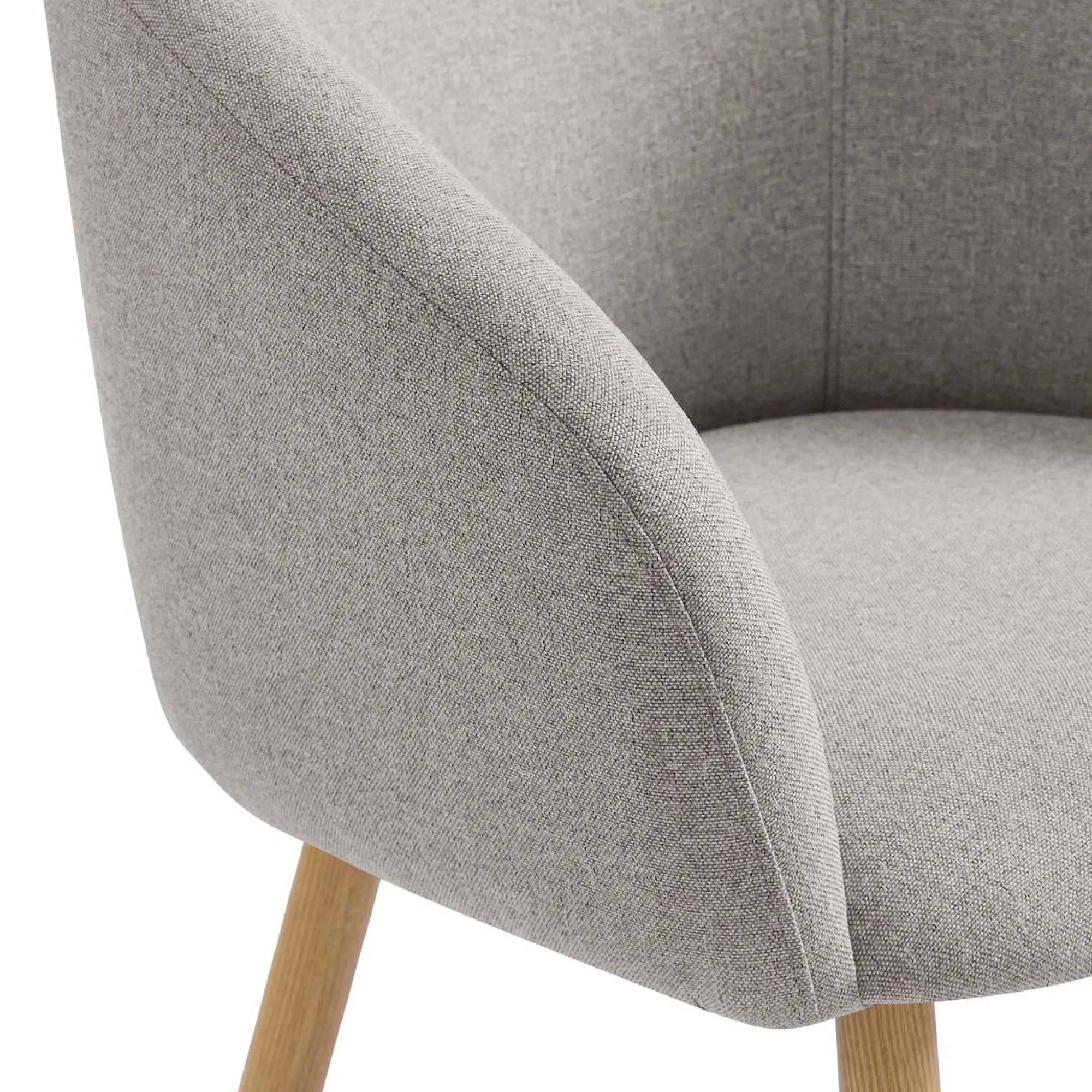 Eetkamerstoelen^Huisenthuis Stoel Romy – Set van 2 Taupe