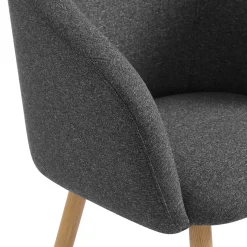 Eetkamerstoelen^Huisenthuis Stoel Romy – Set van 2 Zwart