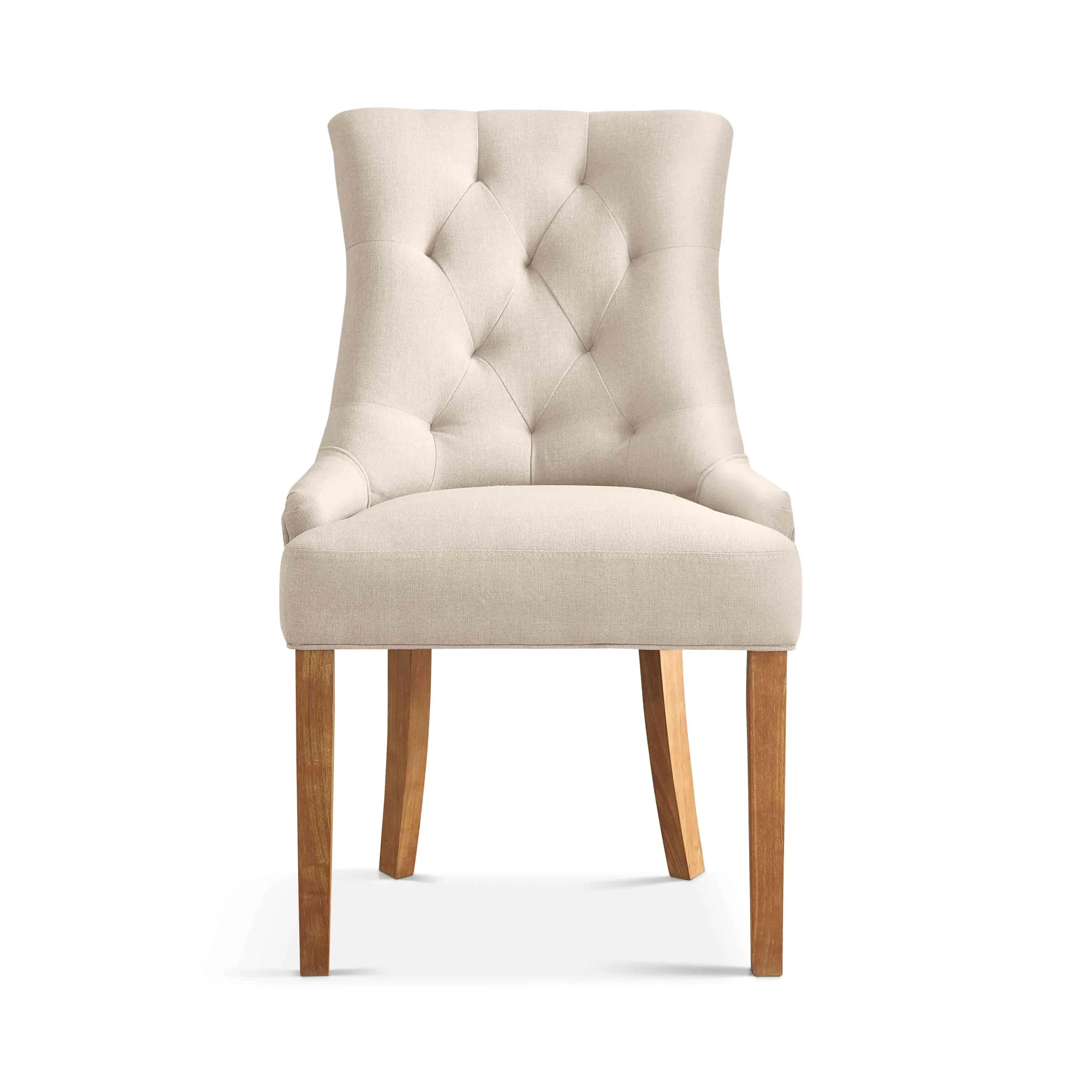 Eetkamerstoelen^Huisenthuis Stoel Sevilla – Set van 2 Zand
