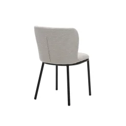Eetkamerstoelen^Huisenthuis Stoel Silke Naturel Teddy Beige