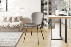 Eetkamerstoelen^Huisenthuis Stoel Stella – Set van 4 Taupe