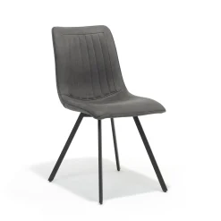 Eetkamerstoelen^Huisenthuis Stoel Thijs – Set van 4 Antraciet