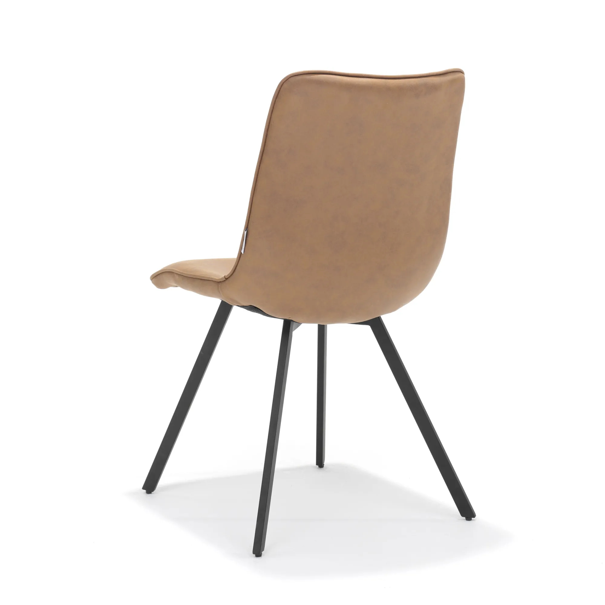 Eetkamerstoelen^Huisenthuis Stoel Thijs – Set van 4 Cognac