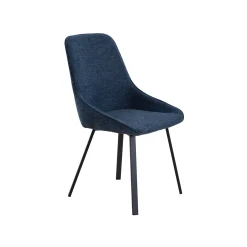 Eetkamerstoelen^Huisenthuis Stoel Tibbe – Set van 2 Donkerblauw