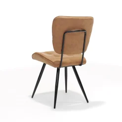 Eetkamerstoelen^Huisenthuis Stoel Vera – Set van 2 Cognac