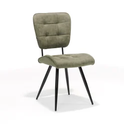 Eetkamerstoelen^Huisenthuis Stoel Vera – Set van 2 Groen