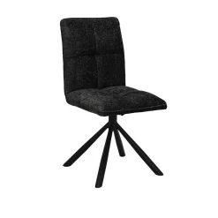 Eetkamerstoelen^Huisenthuis Stoel Yinthe Donkergrijs – Set van 2